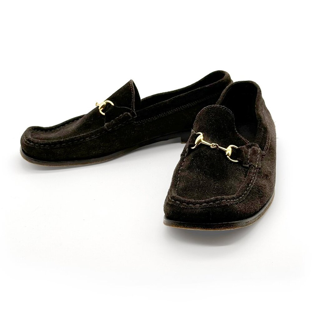 Great Condition Gucci Suede Horsebit Loafers | Size 40.5/ 10.5 | EUC - Picture 9 of 11